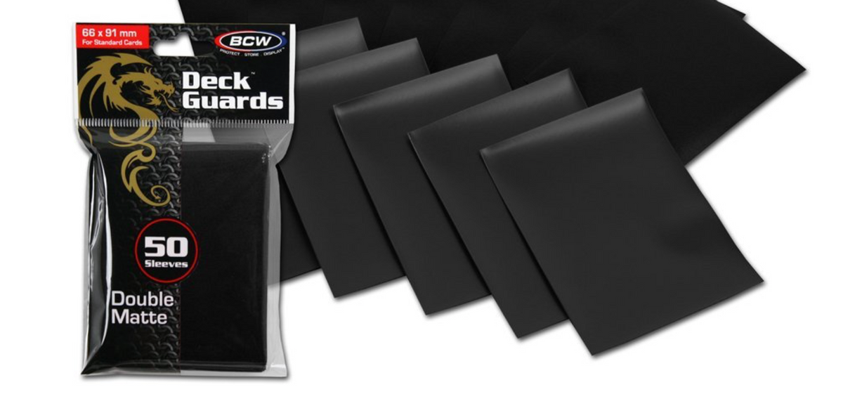 BCW 1000 Purple Double Matte Deck Guard Sleeves - Premium Card Sleeves For Collecting