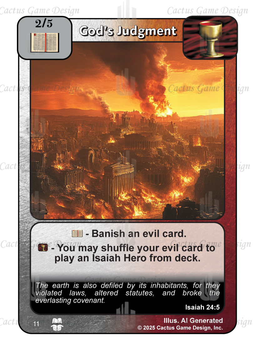 God's Judgment (TtC) - Your Turn Games