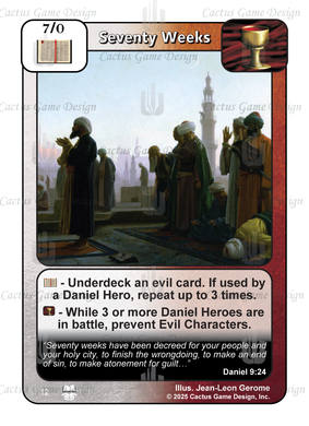 Seventy Weeks (TtC) - Your Turn Games