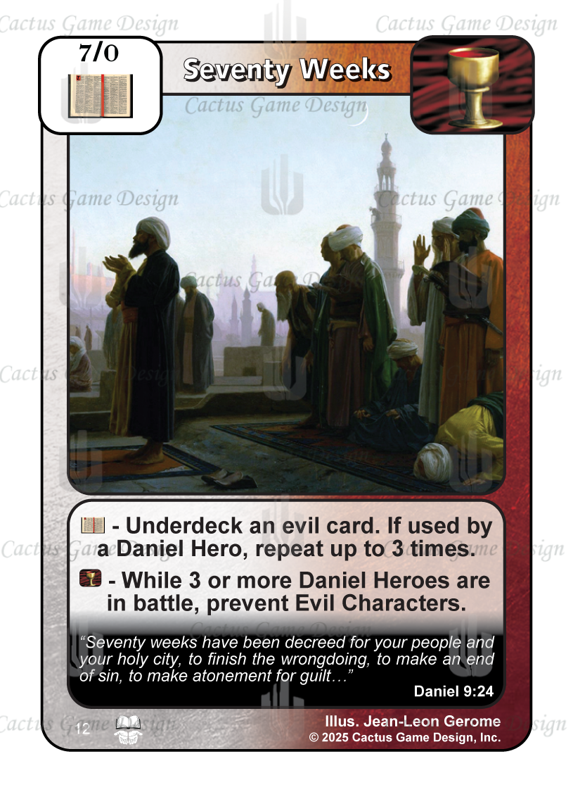 Seventy Weeks (TtC) - Your Turn Games