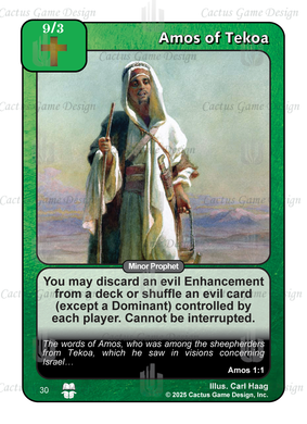 Amos of Tekoa (TtC) - Your Turn Games