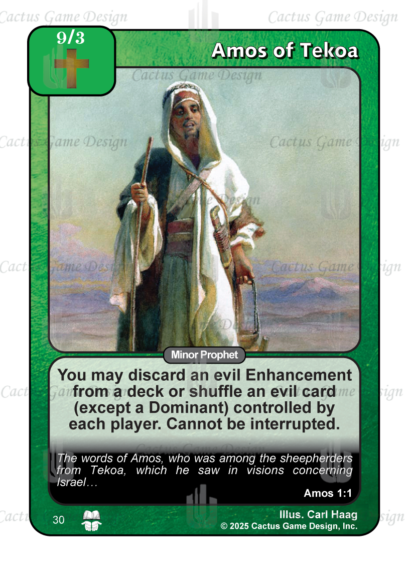 Amos of Tekoa (TtC) - Your Turn Games