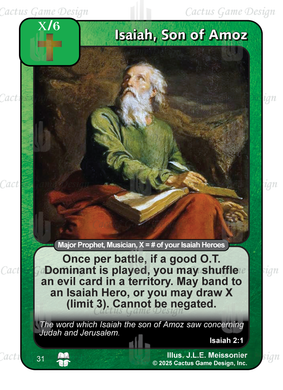 Isaiah, Son of Amoz (TtC) - Your Turn Games