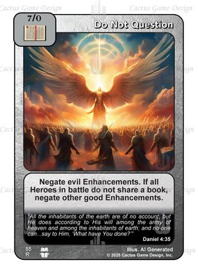 Do Not Question (TtC) - Your Turn Games