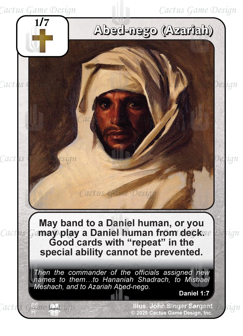 Abed-nego (Azariah) (TtC) - Your Turn Games