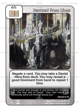 Rescued from Lions (TtC) - Your Turn Games