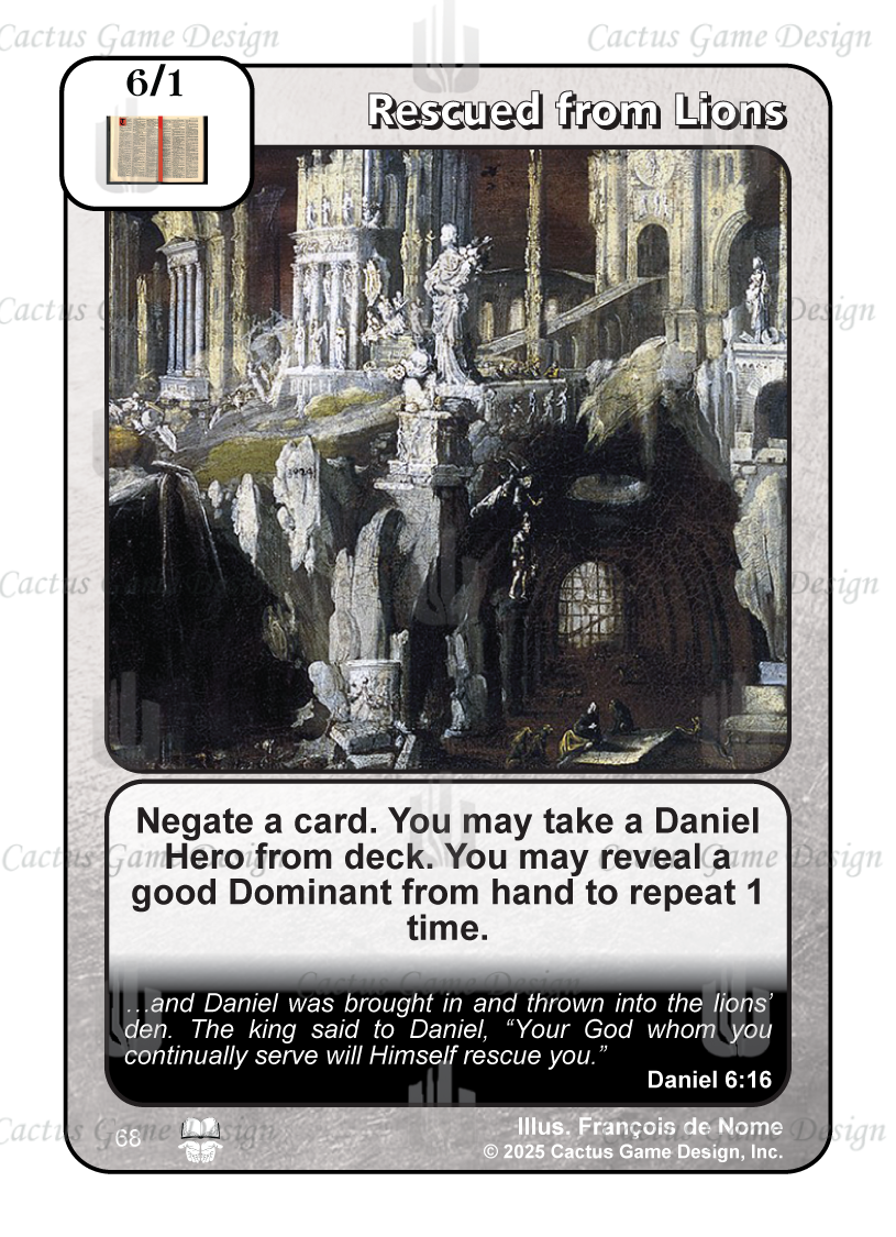 Rescued from Lions (TtC) - Your Turn Games