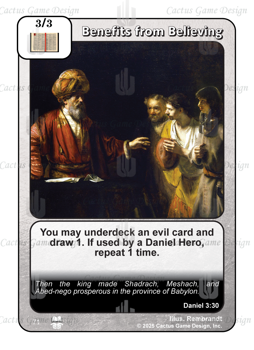 Benefits from Believing (TtC) - Your Turn Games