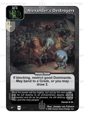 Alexander's Destroyers (TtC) - Your Turn Games