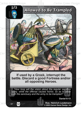 Allowed to Be Trampled (TtC) - Your Turn Games
