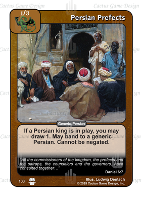 Persian Prefects (TtC) - Your Turn Games