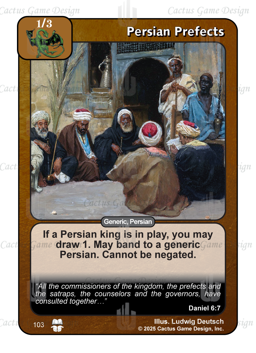 Persian Prefects (TtC) - Your Turn Games