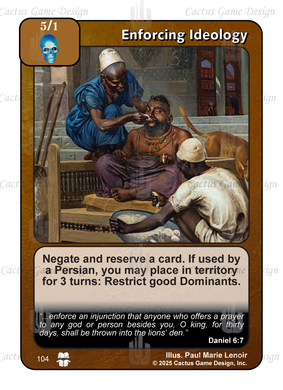 Enforcing Ideology (TtC) - Your Turn Games