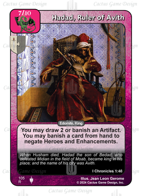 Hadad, Ruler of Avith (II) - Your Turn Games