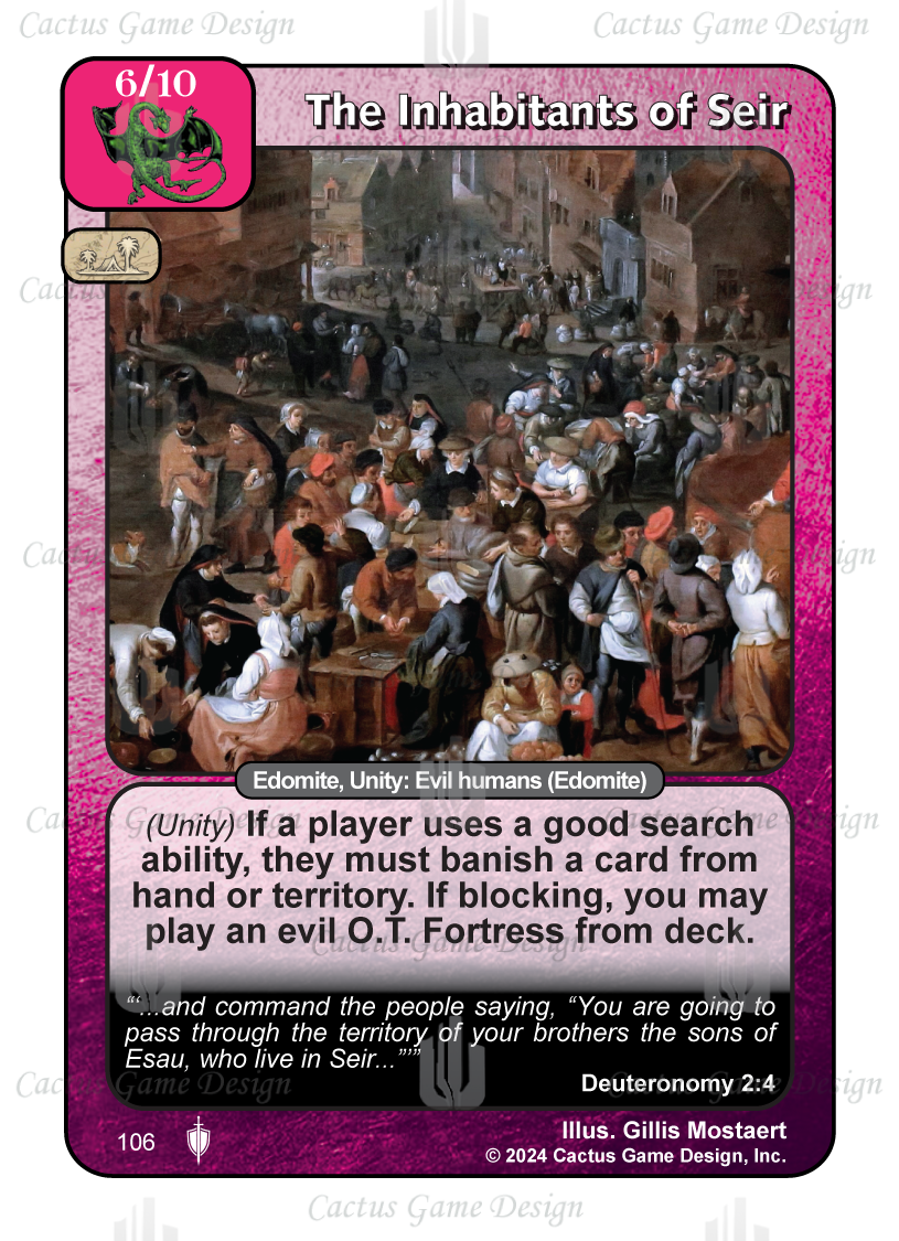 The Inhabitants of Seir (II) - Your Turn Games