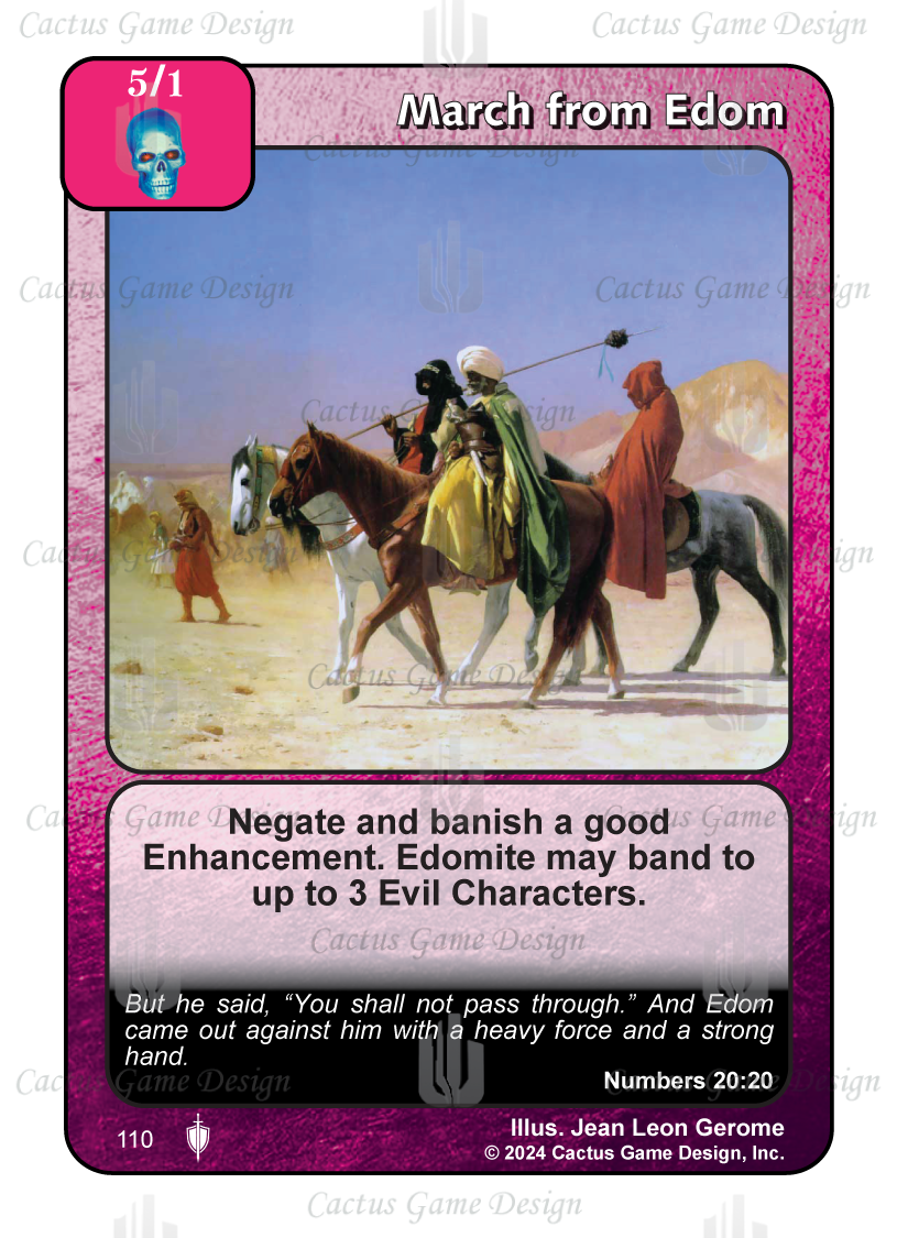 March from Edom (II) - Your Turn Games