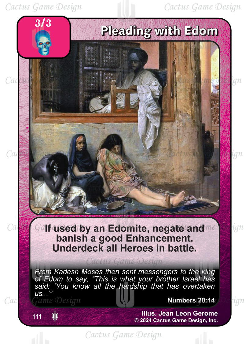 Pleading with Edom (II) - Your Turn Games