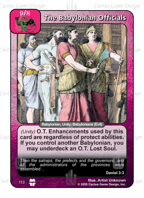 The Babylonian Officials (TtC) - Your Turn Games