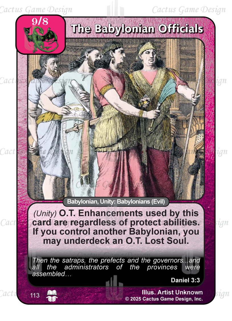 The Babylonian Officials (TtC) - Your Turn Games