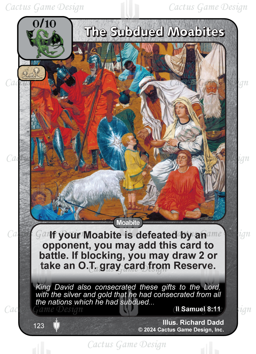 The Subdued Moabites (II) - Your Turn Games