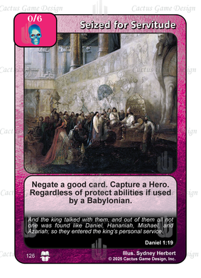 Seized for Servitude (TtC) - Your Turn Games