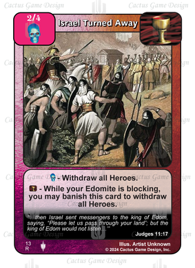 Israel Turned Away (II) - Your Turn Games