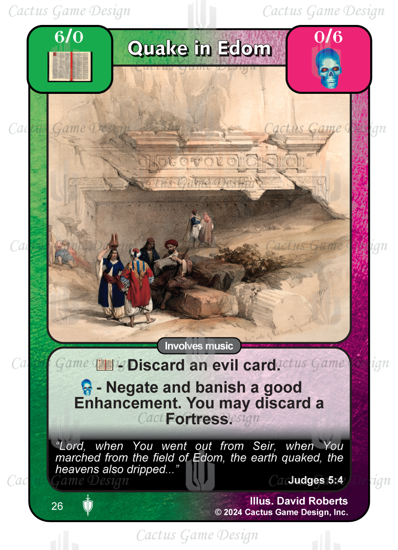 Quake in Edom (II) - Your Turn Games