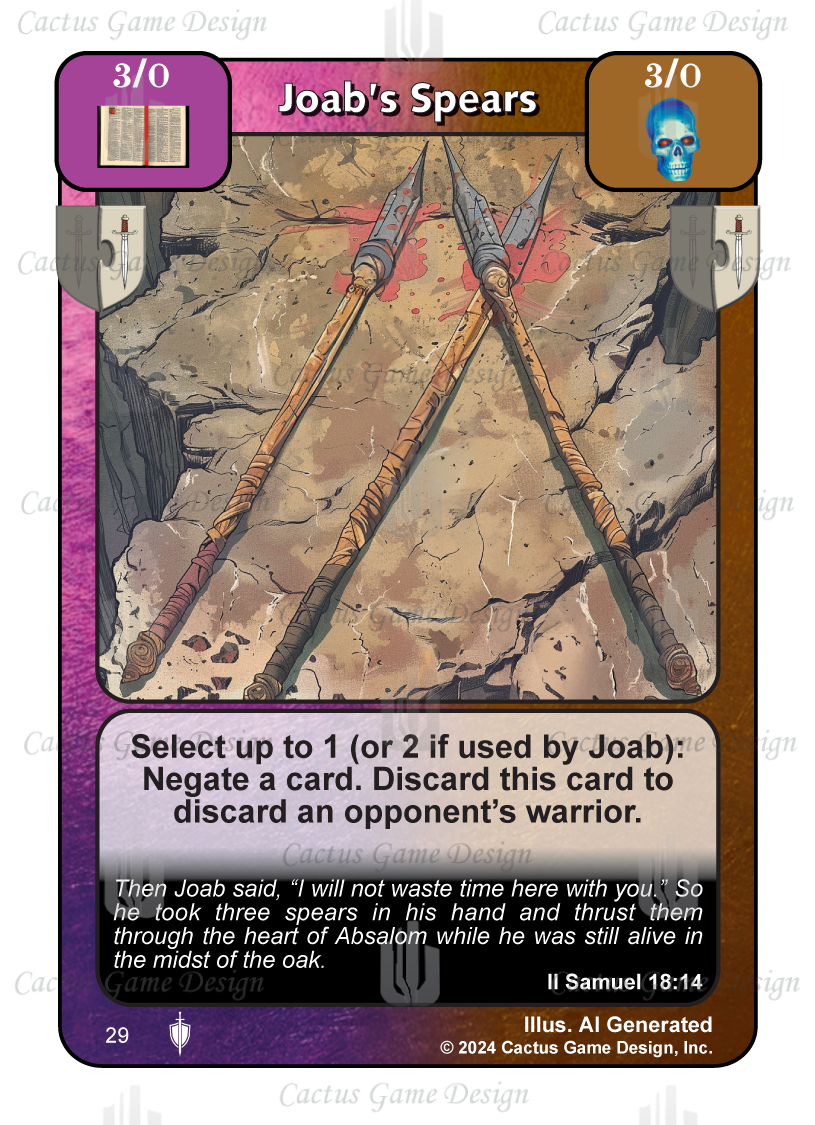 Joab's Spears (II) - Your Turn Games