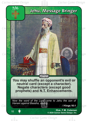 Jehu, Message Bringer (II) - Your Turn Games