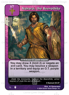 Naharai, the Beerothite (II) - Your Turn Games