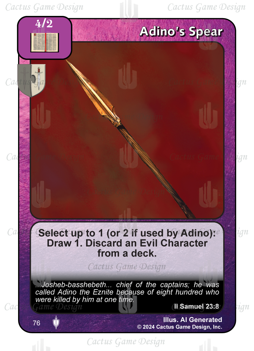 Adino Adino's Spear (II)