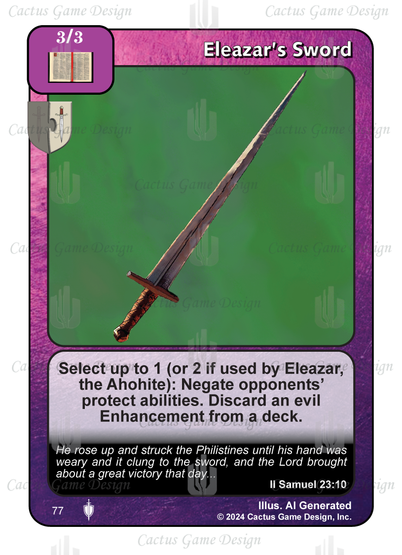 Eleazar's Sword (II) - Your Turn Games