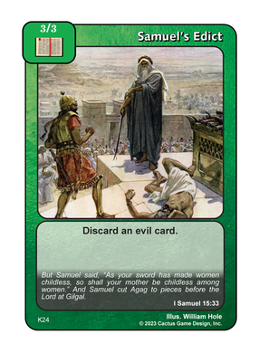 Samuel's Edict (K Deck)
