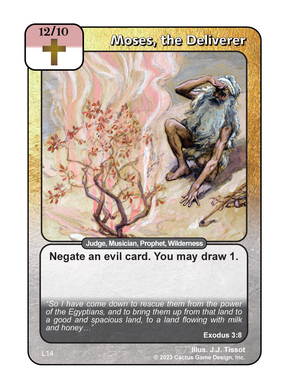 Moses, the Deliverer (L Deck)