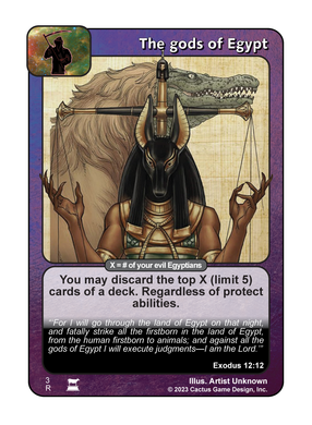 the gods of Egypt (IR) - Your Turn Games
