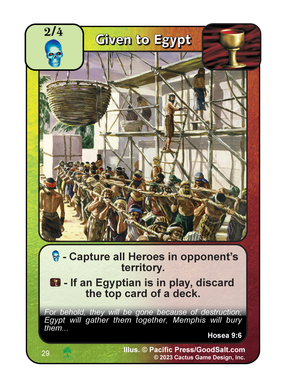 Given Over to Egypt (Roots) - Your Turn Games
