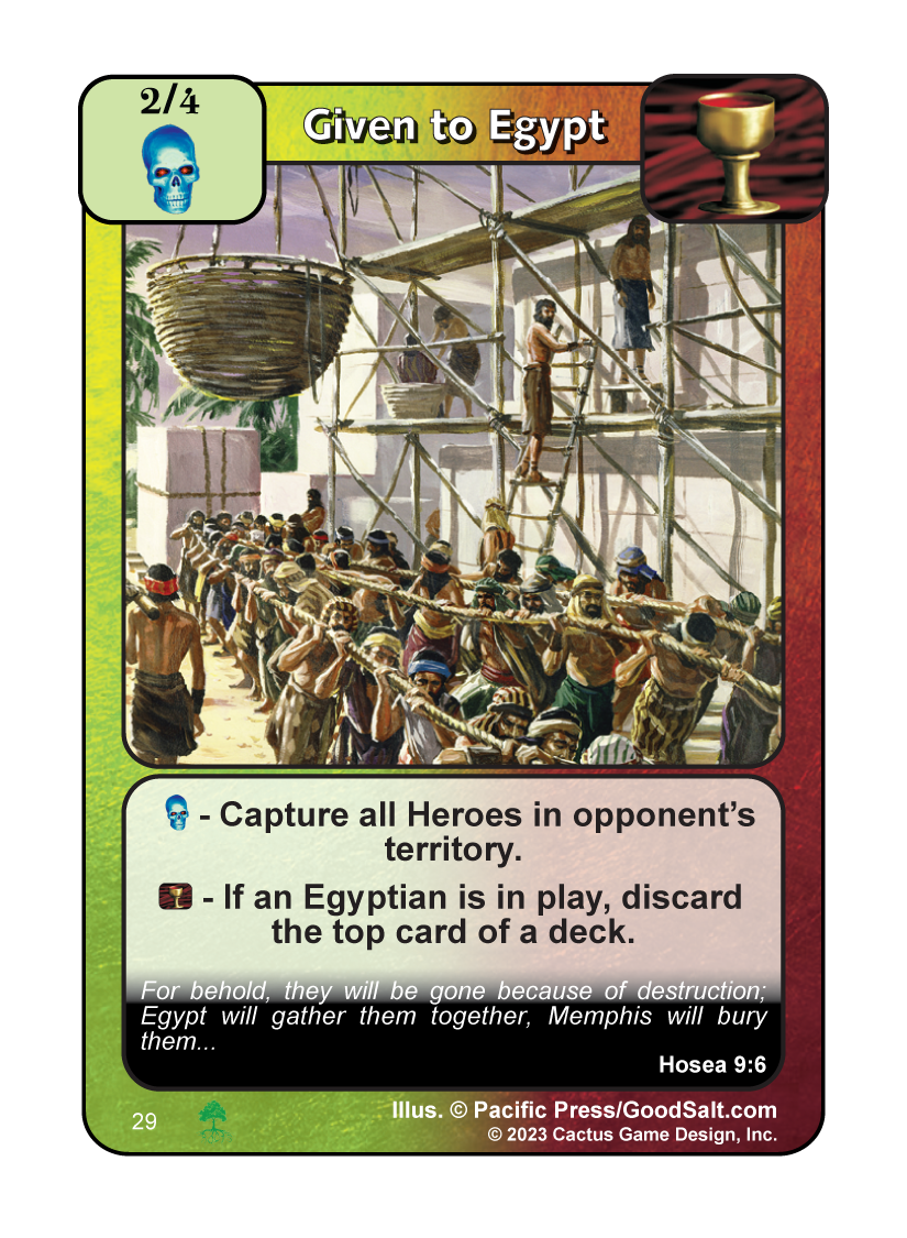 Given Over to Egypt (Roots) - Your Turn Games