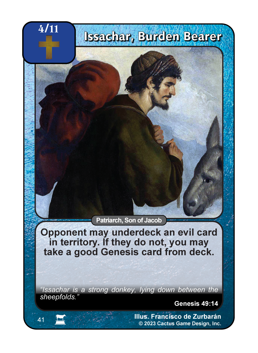 Issachar, Burden Bearer (IR) - Your Turn Games