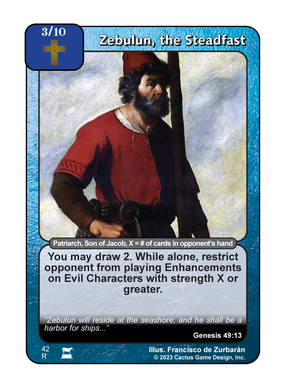 Zebulun, the Steadfast (IR) - Your Turn Games