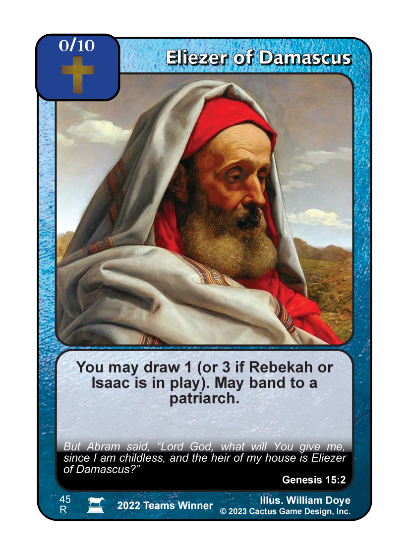 Eliezer of Damascus (IR) - Your Turn Games
