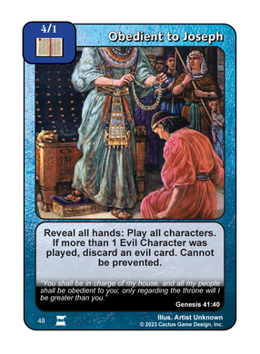 Obedient to Joseph (IR) - Your Turn Games