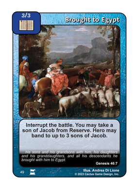 Brought to Egypt (IR) - Your Turn Games