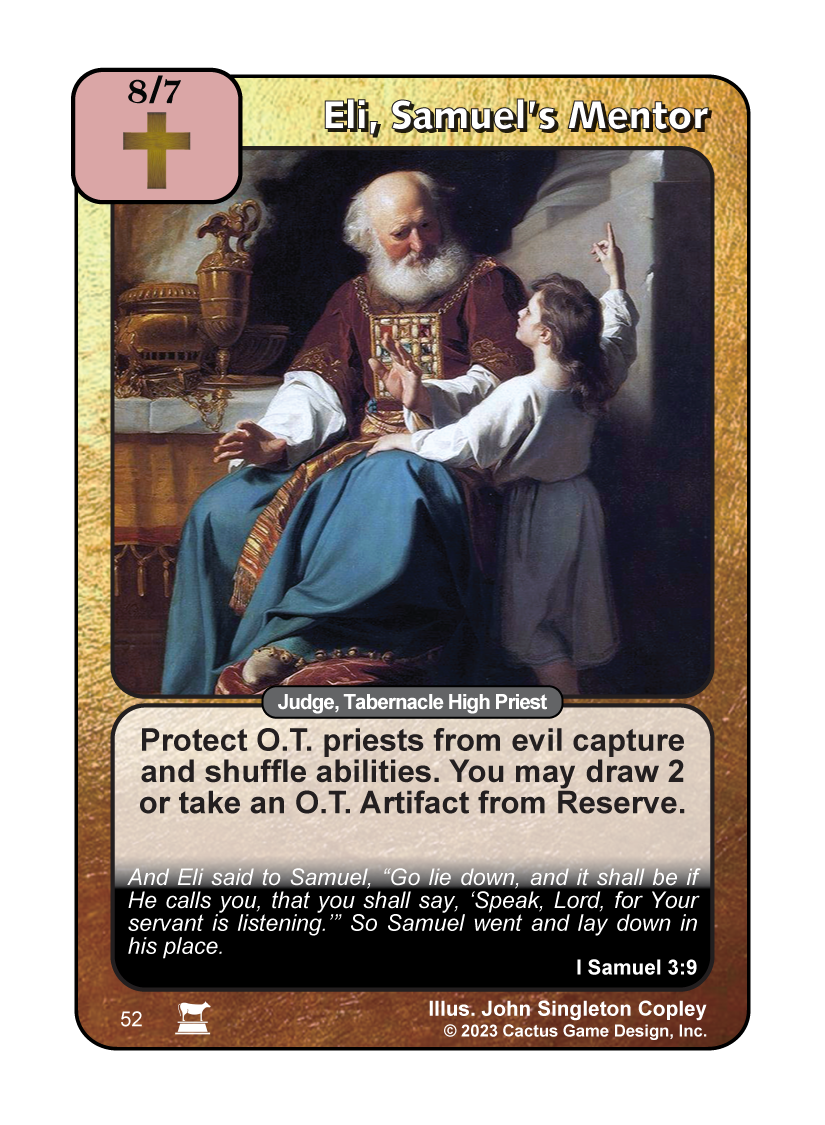 Eli, Samuel's Mentor (IR) - Your Turn Games