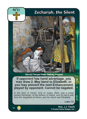 Zechariah the Silent (GoC) - Your Turn Games