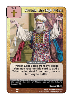 Ahitub, the High Priest (IR) - Your Turn Games