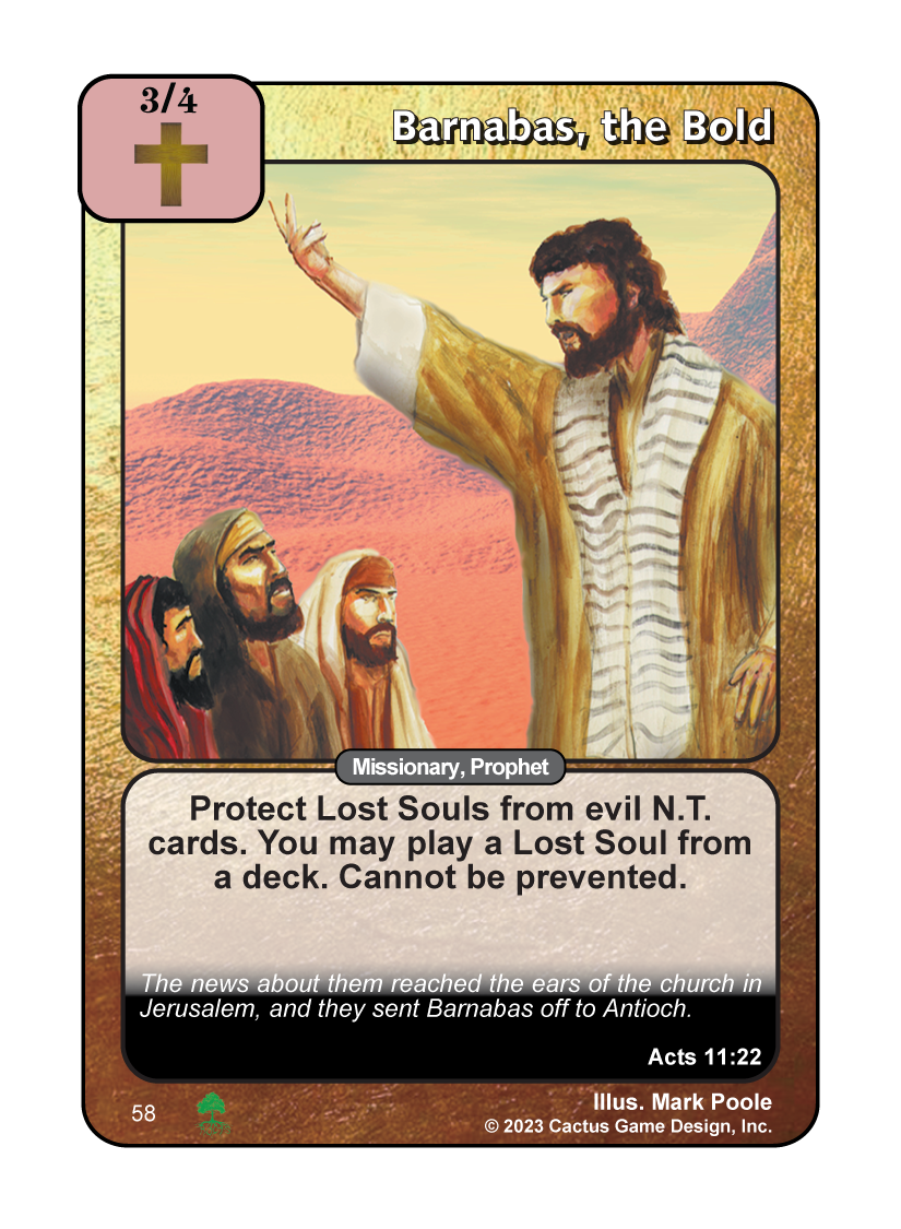 Barnabas, the Bold (Roots) - Your Turn Games