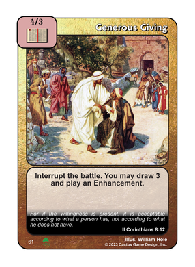 Generous Giving (Roots) - Your Turn Games