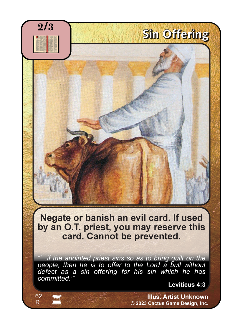Sin Offering IR Sin offering ir