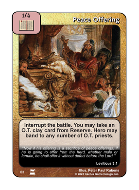Peace Offering (IR) - Your Turn Games