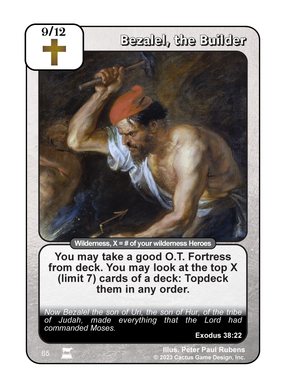 Bezalel, the Builder (IR) - Your Turn Games